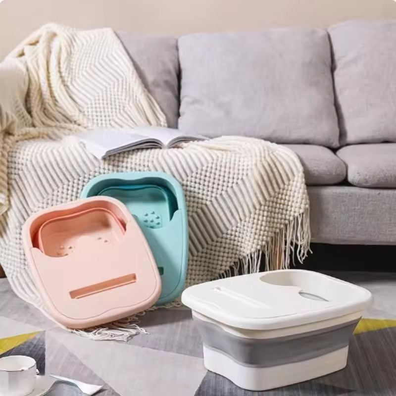 Foldable Foot Spa Massage Bucket – Portable Collapsible Foot Bath for Relaxing Home Soaks