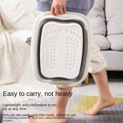 Foldable Foot Spa Massage Bucket – Portable Collapsible Foot Bath for Relaxing Home Soaks