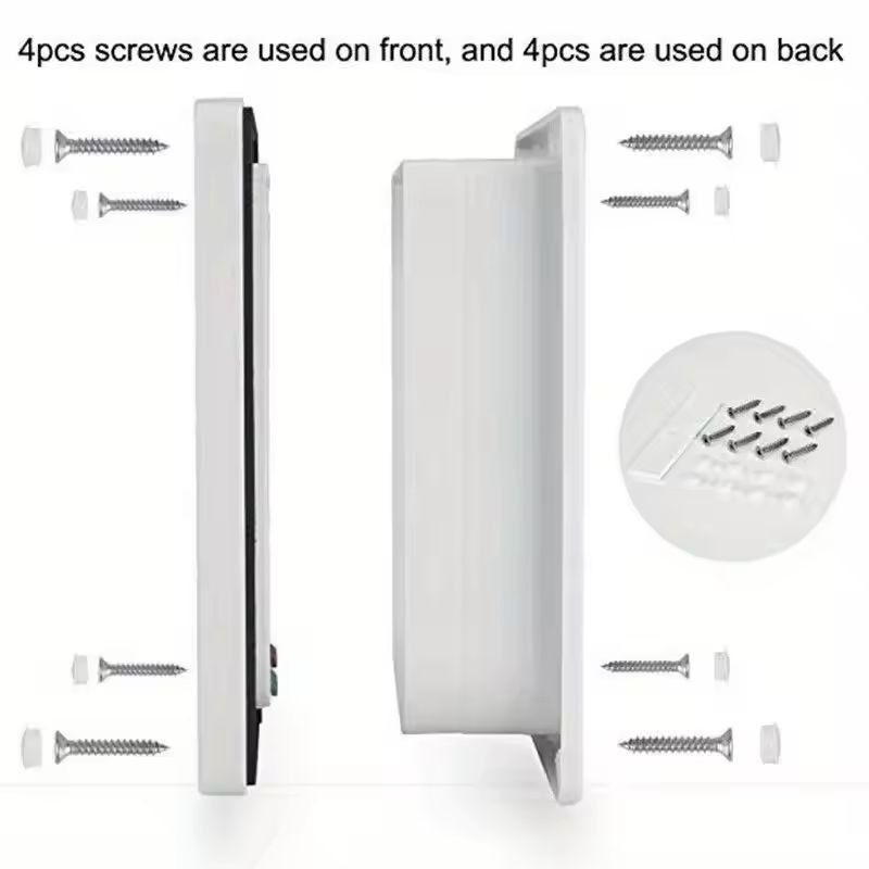 SmartTwo-Way Pet Door - Secure Cat & Dog Flap for Easy Entry & Exit