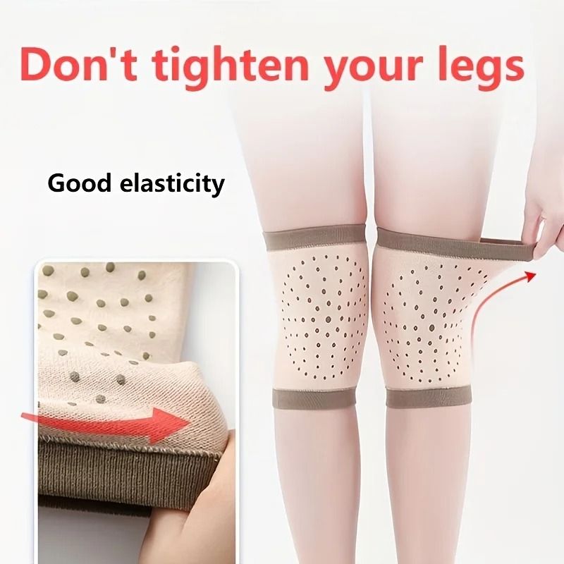 Cozy Warm Wormwood Knee Pads for Joint Comfort and Winter Support