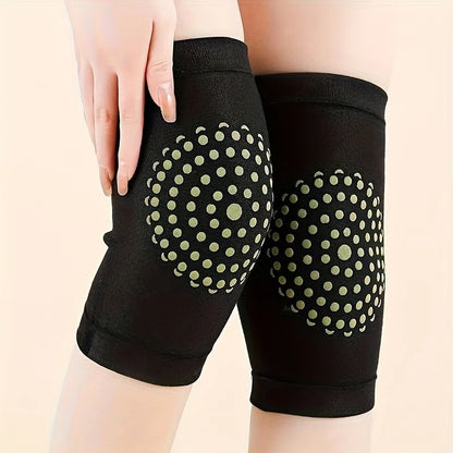 Cozy Warm Wormwood Knee Pads for Joint Comfort and Winter Support