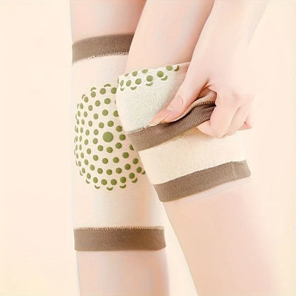 Cozy Warm Wormwood Knee Pads for Joint Comfort and Winter Support