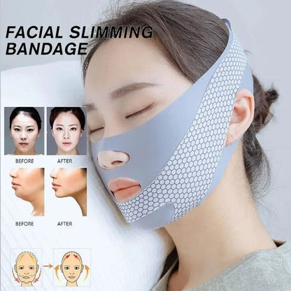 Sculpted Contour Sleep Face Band for Chin Jawline and Double Chin Reduction