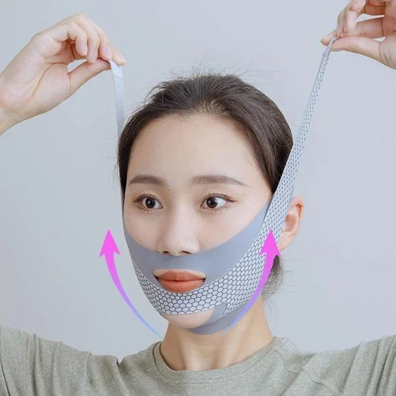 Sculpted Contour Sleep Face Band for Chin Jawline and Double Chin Reduction