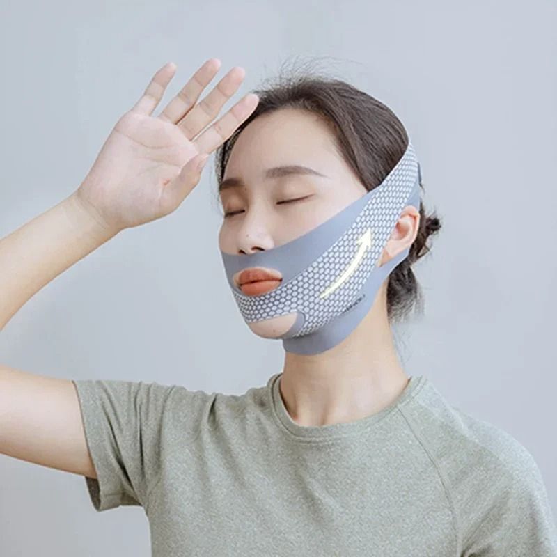 Sculpted Contour Sleep Face Band for Chin Jawline and Double Chin Reduction