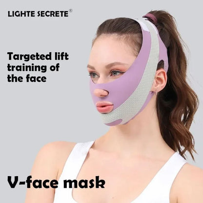 Sculpted Contour Sleep Face Band for Chin Jawline and Double Chin Reduction