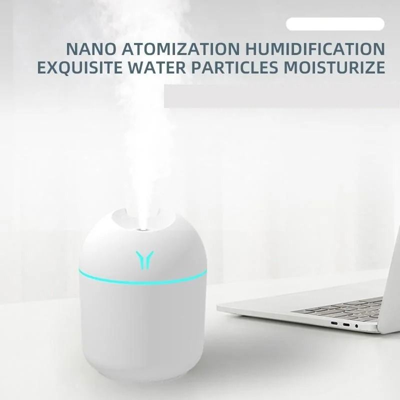 Fresh Mist USB Mini Air Humidifier Aroma Essential Oil Diffuser 250ml