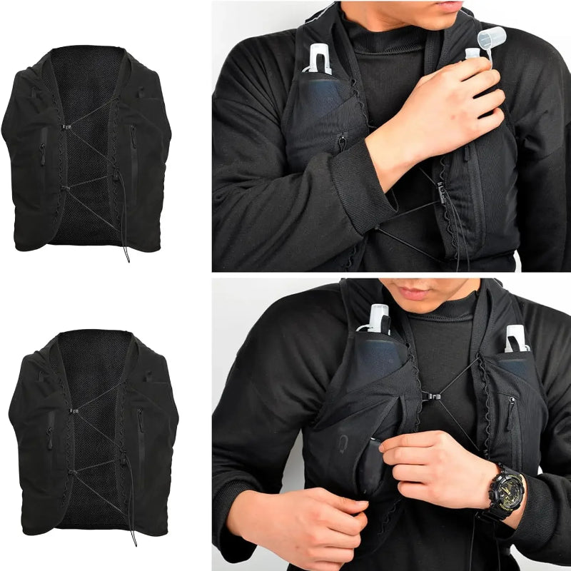 Outdoor Running Vest Hydration Vest for Trail Running, Elastic Sealing Outdoor Sports Bag for Jogging Cycling Hiking