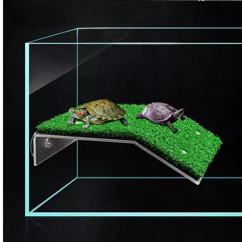Eco-Bask Turtle Floating Island - Aquarium Moss Island & Climbing Platform