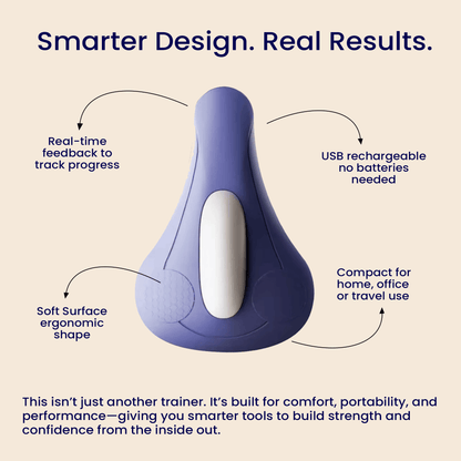 USB Rechargeable Pelvic Floor Muscle Trainer for Home, Office, and Fitness Recovery