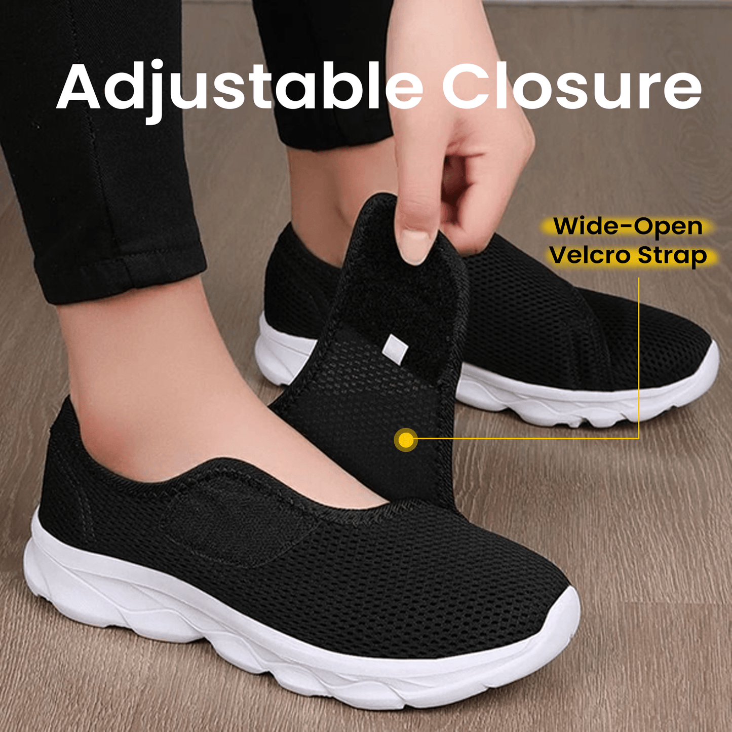 New Casual Orthopedics Shoes for Wide Feet, Swollen Feet, Soft Comfortable Diabetic Walking Shoes for Men and Women