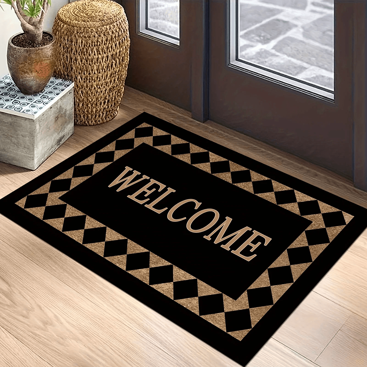 Indoor Outdoor Welcome Door Mat