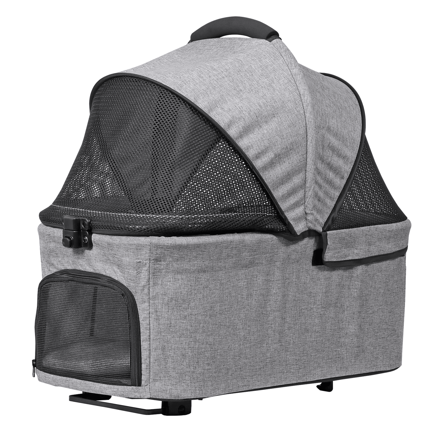 3-in-1 Foldable Pet Stroller, Detachable Carrier Car Seat, Cat Dog Strollers for Travel, Lightweight Durable Design