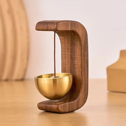 Magnetic Oak and Copper Indoor Doorbell Wind Chime