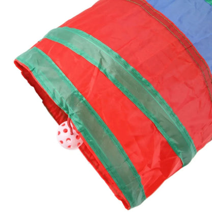 Cat Play Tunnel Three Way Foldable Indoor Toy