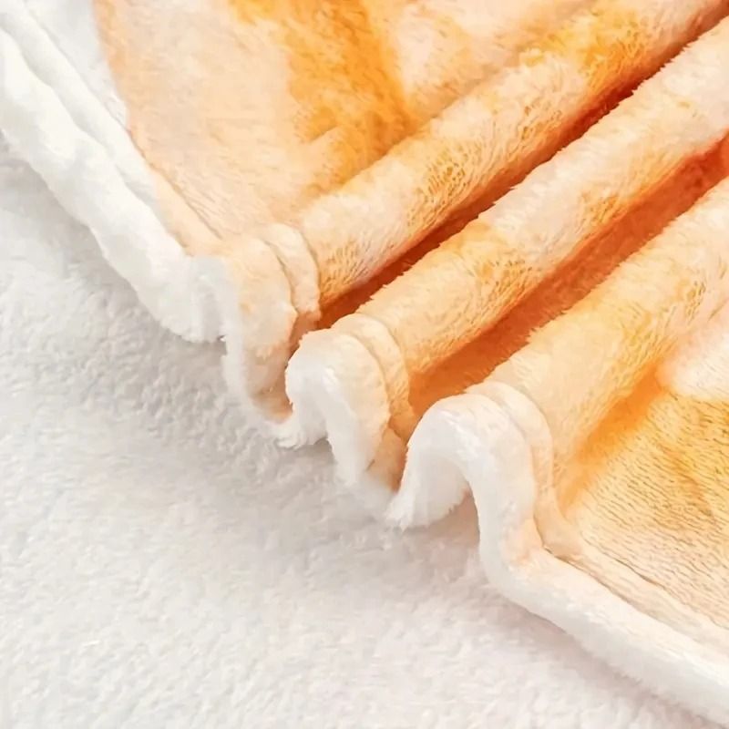 Pizza Pattern Flannel Throw Blanket