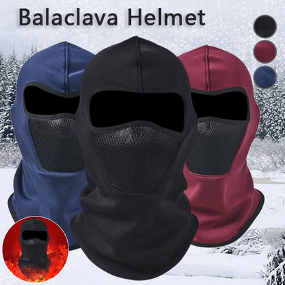 Cycling Thermal Winter Balaclava, Full Face Mask Warm Sports Motorcycle Ski, Fleece Scarf Cap for Hunting