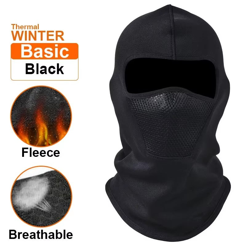 Cycling Thermal Winter Balaclava, Full Face Mask Warm Sports Motorcycle Ski, Fleece Scarf Cap for Hunting