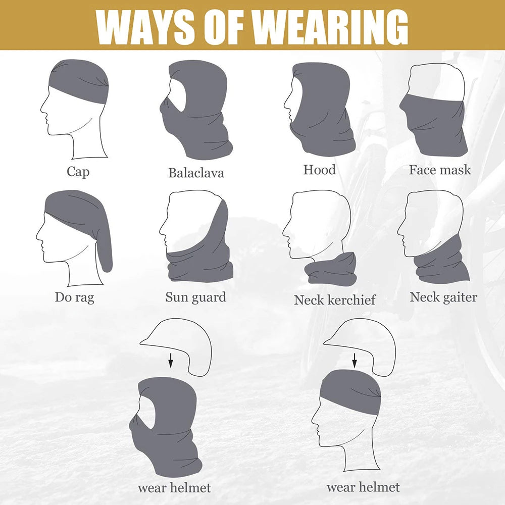Cycling Thermal Winter Balaclava, Full Face Mask Warm Sports Motorcycle Ski, Fleece Scarf Cap for Hunting