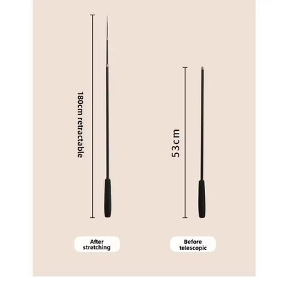 Premium Interactive Feather Wand, Telescopic Cat Fishing Rod for Play & Exercise