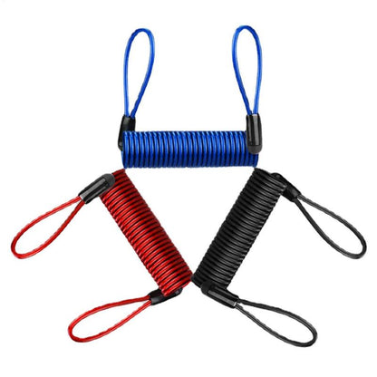 Lock Reminder Cable, Disc Lock Cable, Anti-Theft Protection, Steel Wire Spring Reminder Rope for Scooter