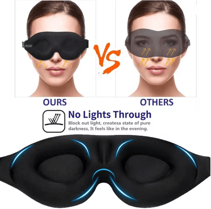 Contoured Sleep Eye Mask for Men and Women