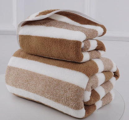 Thickened Absorbent Bath Towel and Soft Face Towel