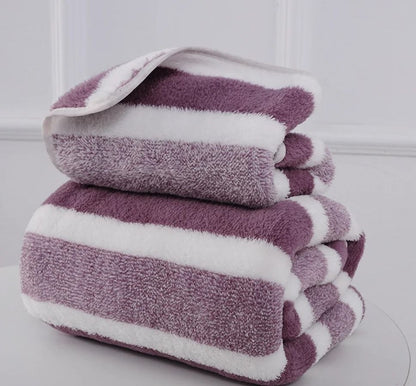 Thickened Absorbent Bath Towel and Soft Face Towel