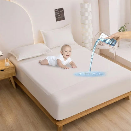 Waterproof TPU Bed Sheet Pad for Mattress Protection for Babies Adults and Spa Use