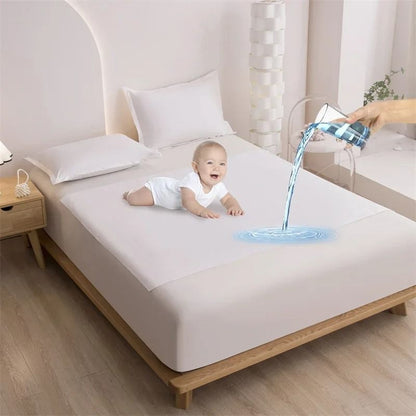 Waterproof TPU Bed Sheet Pad for Mattress Protection for Babies Adults and Spa Use