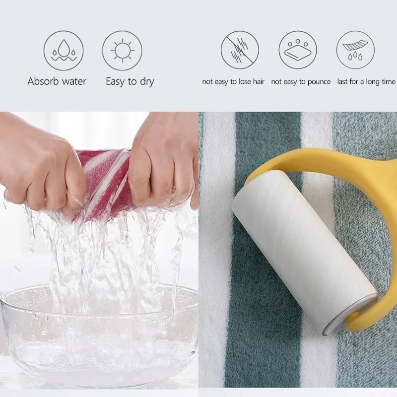 Soft Absorbent Bath Towel Set for Men and Women