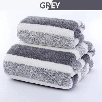 Soft Absorbent Bath Towel Set for Men and Women