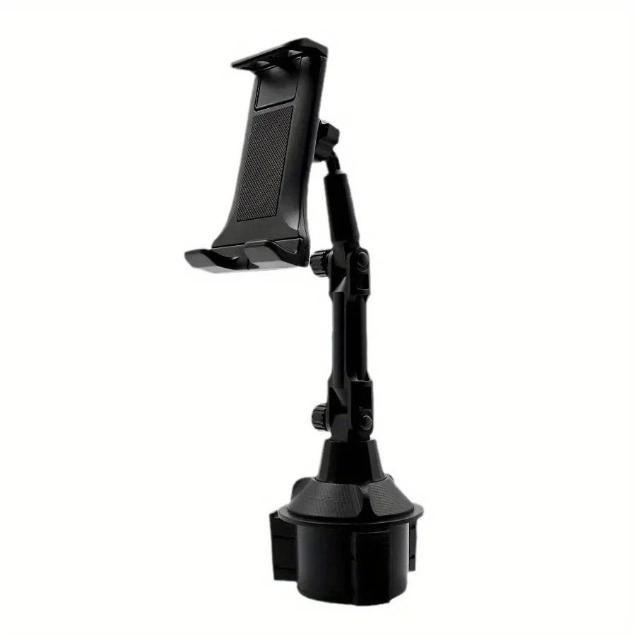 Car Cup Holder Tablet and Phone Mount with Heavy Duty Adjustable Base and 360 Degree Rotation