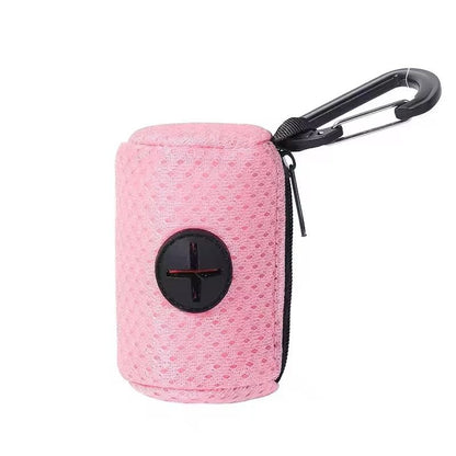 Dog Poop Bag Dispenser Portable Hanging Dog Waste Bag Holder for Walks & Outdoor Use