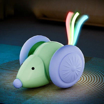 Keep your cat active and entertained with this interactive electric mouse car toy designed to stimulate natural hunting