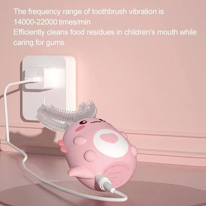 Rechargeable 360 Degree U Shaped Kids Electric Toothbrush