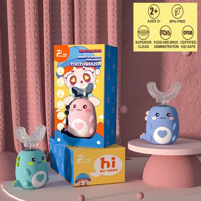 Rechargeable 360 Degree U Shaped Kids Electric Toothbrush