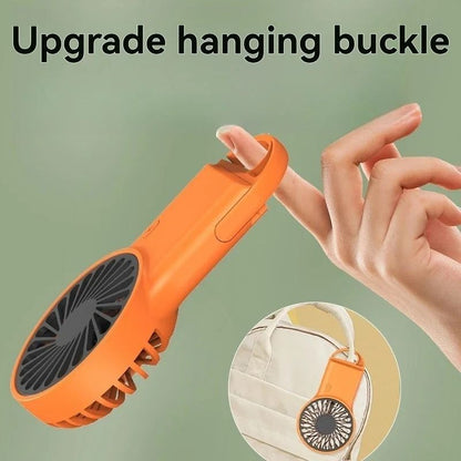 Foldable USB Rechargeable Mini Fan Portable Handheld and Desktop Use