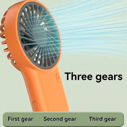 Foldable USB Rechargeable Mini Fan Portable Handheld and Desktop Use