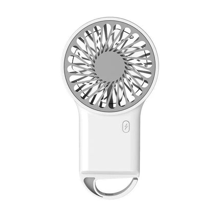 Foldable USB Rechargeable Mini Fan Portable Handheld and Desktop Use