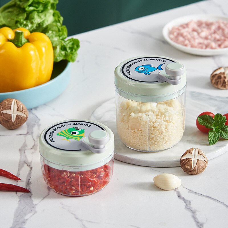 Manual Vegetable Chopper for Onions, Pepper, Garlic Crusher, Blender Mincer, Fruit Cutter Kitchen Gadgets