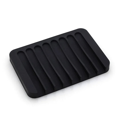 Silicone Soap Saver Waterfall Drainer, Self Draining Soap Dishes, Keep Soap Bars Dry and Clean Holder