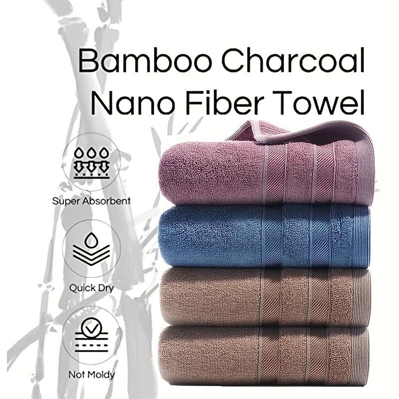 Luxury Bamboo Cotton Hand Towel Natural Sustainable Hypo Allergenic Soft and Highly Absorbent
