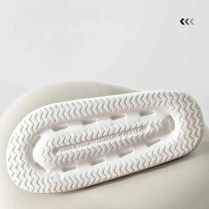 Cute Couple Pillow Slippers Thick EVA Non Slip Indoor Bathroom Sandals for Summer