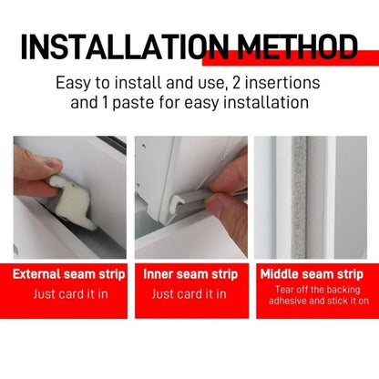 Z Shaped Window Sealing Strip for Sliding Windows and Doors