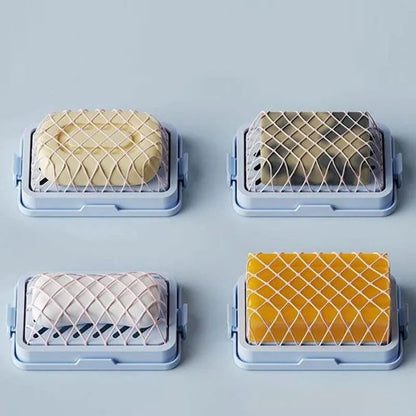 High Elastic Mesh Soap Box With Non Slip Portable Design