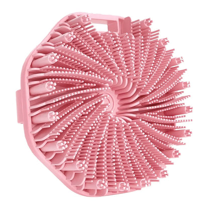 Silicone Body Scrubber With Non Slip Hand Strap
