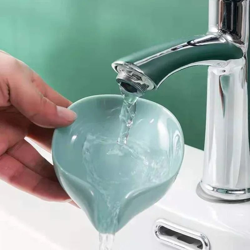 Leaf Shaped Drain Soap Holder With Suction Cup Base