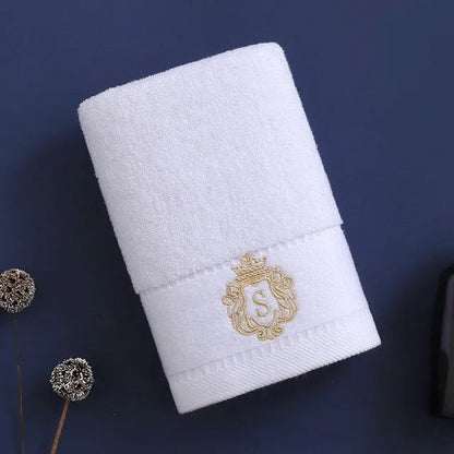 Bathroom Cotton Towel Soft Absorbent Hand and Bath Towel Set