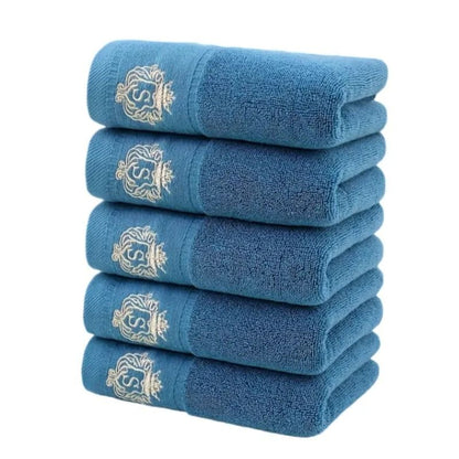 Bathroom Cotton Towel Soft Absorbent Hand and Bath Towel Set
